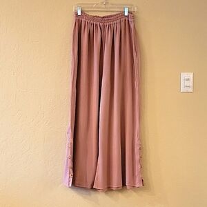 Tienda Ho pink Moroccan cotton palazzo pants